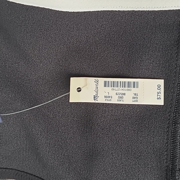 Madewell Sleeveless Blouse | Size Large | NWT - Picture 5 of 5
